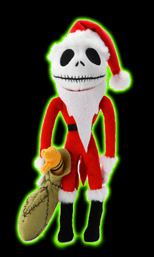 Nightmare Before Christmas Santa Jack Phunny Plush Doll