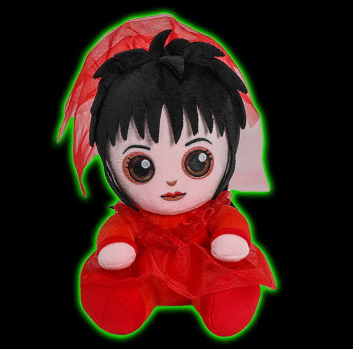 BEETLEJUICE LYDIA DEETZ IN RED WEDDING DRESS PHUNNY PLUSH