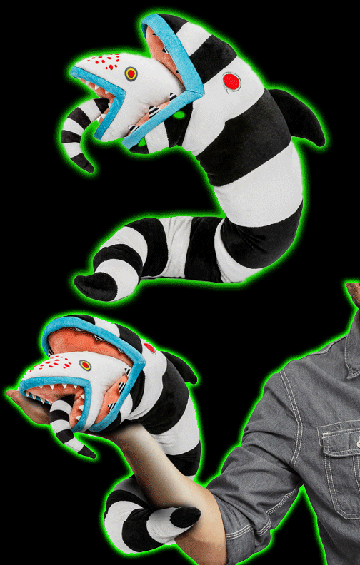 Beetlejuice-Sandworm Interactive Plush