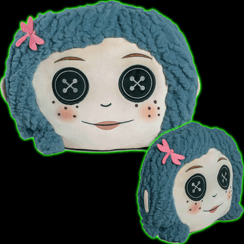 Coraline Phunny Bedhead Plush Pillow