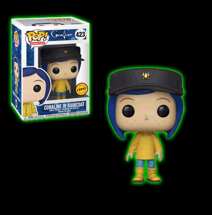 Funko POP! Coraline: Coraline in Raincoat Chase Piece #423