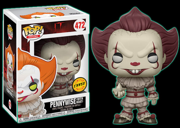 It: Pennywise with Boat Funko Pop! Vinyl #472  - CHASE - SEPIA