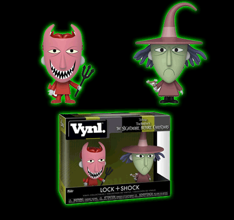 Nightmare Before Christmas Lock and Shock Vynl 2-Pack