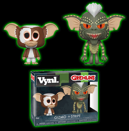 FUNKO VYNL GREMLINS GIZMO AND STRIPE VINYL COLLECTIBLE MODEL ACTION FIGURE