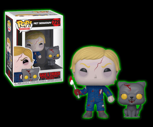 Funko Pet Sematary Pop Vinyl Figure Undead Gage and Church 729 in Stock for sale online
