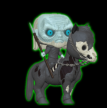 white walker on horse funko pop