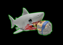 funko pop jaws eating quint