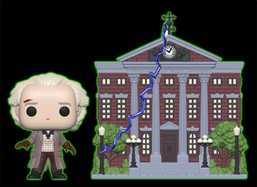 Funko Pop! Towns Back to the Future Doc with Clock Tower