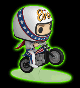 POP Rides: Evel Knievel on Motorcycle