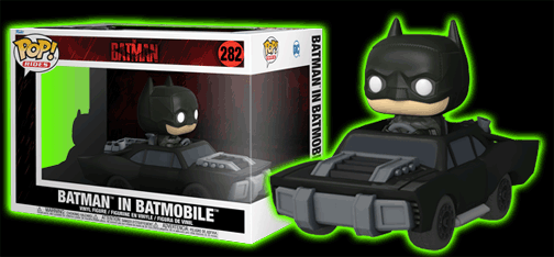The Batman (2022) Funko Pop! Rides Batman (in Batmobile) #282