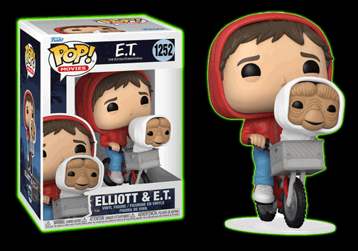 E.T. 40th Anniversary Elliot with E.T. in Bike Basket Pop! Vinyl Figure #1252