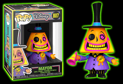 The Nightmare Before Christmas Mayor Blacklight Pop! Vinyl Figure