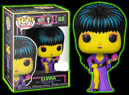 Elvira Black Light Pop! Vinyl Figure