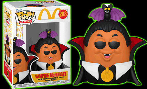 McDonalds Halloween Vampire McNugget Funko Pop! Vinyl Figure #208