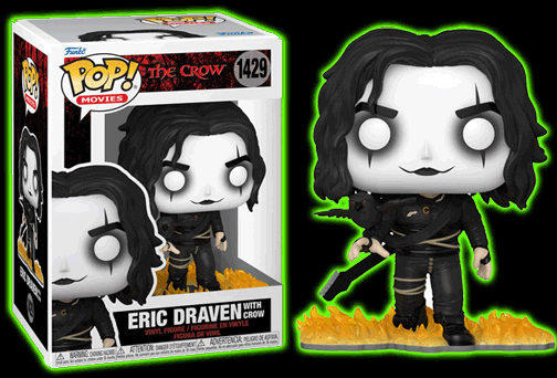 The Crow Eric Draven with Crow Funko Pop! Vinyl Figure #1429