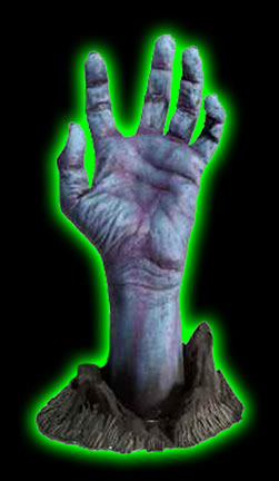 Zombie Hand From Ground Prop