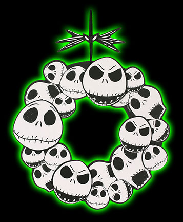 Jack Skellington Wreath