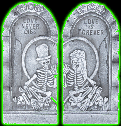 Love Never Dies Tombstone Set