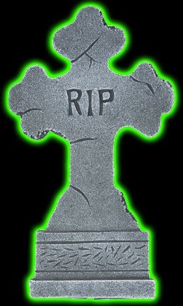 RIP Cross Tombstone
