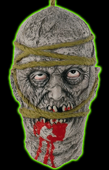 Zombie Hanging Head Prop