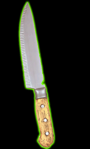 Realistic Serrated Knife Prop