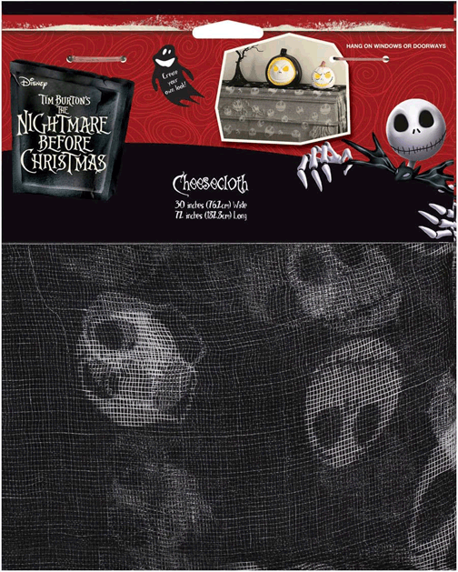 The Nightmare Before Christmas Jack Skellington Cheesecloth Decorative Fabric