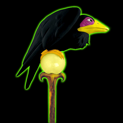 Maleficent Staff Animated Version