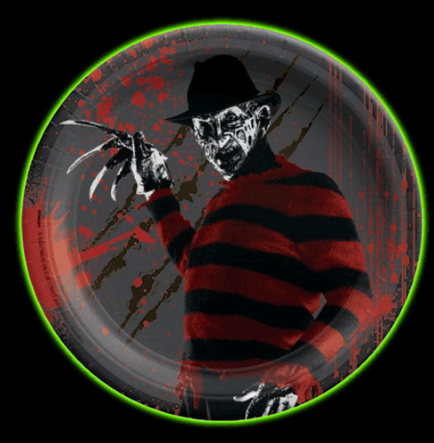 A Nightmare On Elm Street 7 Round Plates