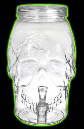 1 Gallon Skull Drink Dispenser