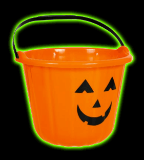 Jack O Lantern Loot bucket