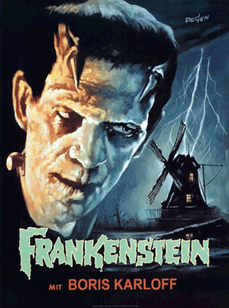 Frankenstein 11x17 Poster