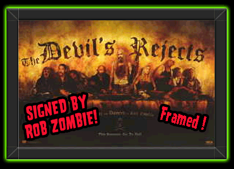 Rob Zombie Signed/Framed The Devils Rejects <br> Last Supper 11x17 Movie Poster