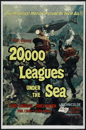 20,000 Leagues Under The Sea 11x17 Poster
