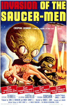 Invasion Of The Saucer-Men 11x17 Poster