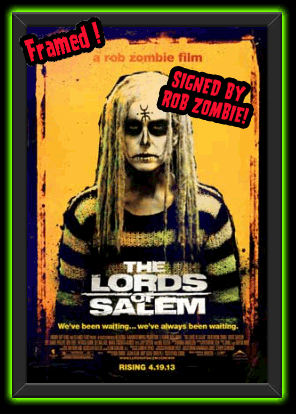 Rob Zombie Signed/Framed Lords of Salem 11x17 Movie Poster