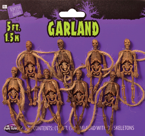 5 Foot Skeleton Garland