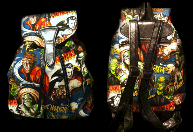 Classic Monsters Back Pack Purse