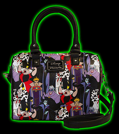 Disney Villains Pebble Duffle Bag by Loungefly