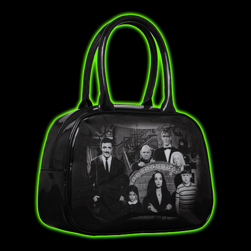 Addams Family Bowler Handbag