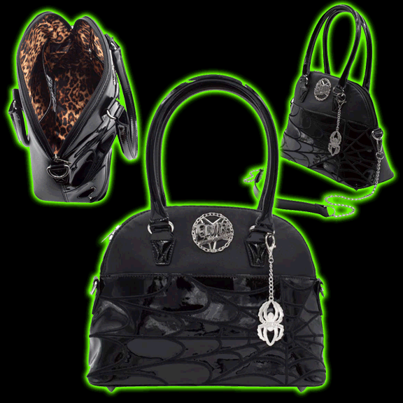 Elvira Macabre Mobile Black Web Purse