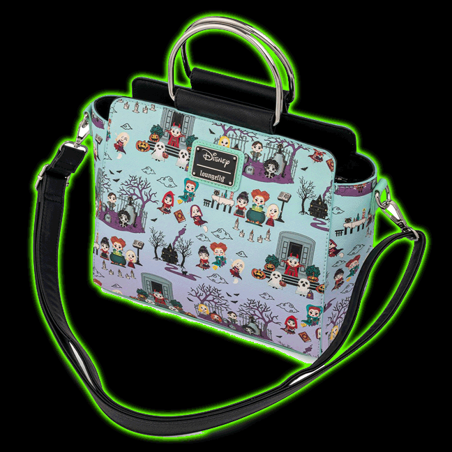 LOUNGEFLY DISNEY HOCUS POCUS SCENE AOP CROSSBODY