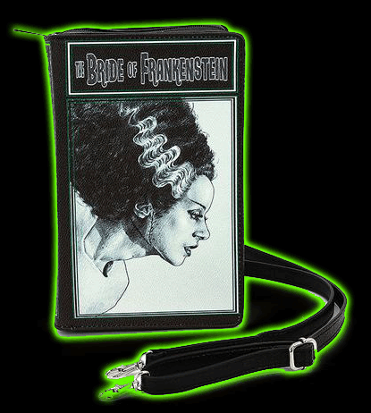 Bride Of Frankenstein Book Clutch Bag