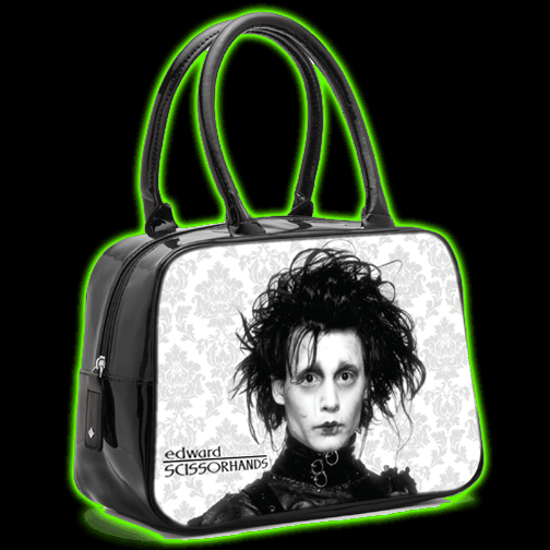 Edward Scissorhands Fleur-Di-Lis Bowler Handbag