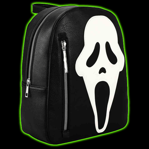 Glow in the Dark Scream Ghost Face Mini Backpack