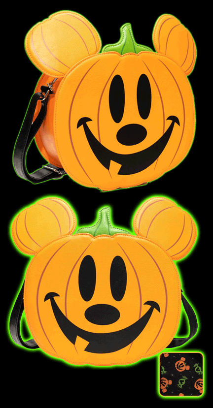 Mickey Mouse Jack-o'-Lantern Mickey Crossbody Purse