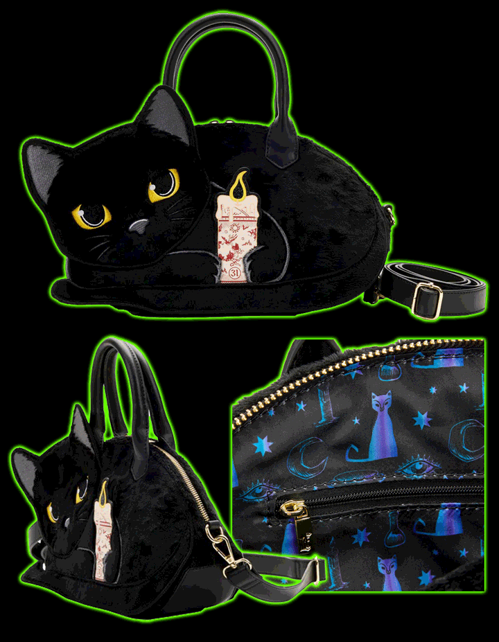 Loungefly Hocus Pocus Binx Candle Crossbody Bag