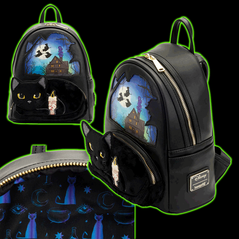 Hocus Pocus Binx Pocket Mini Backpack