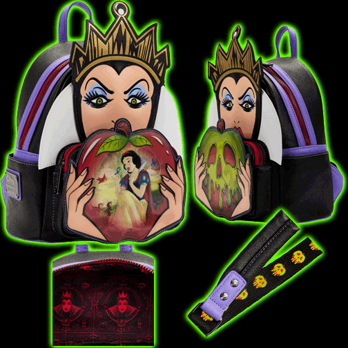 Disney Loungefly Evil Queen Villains Scenes Mini Backpack- NWT