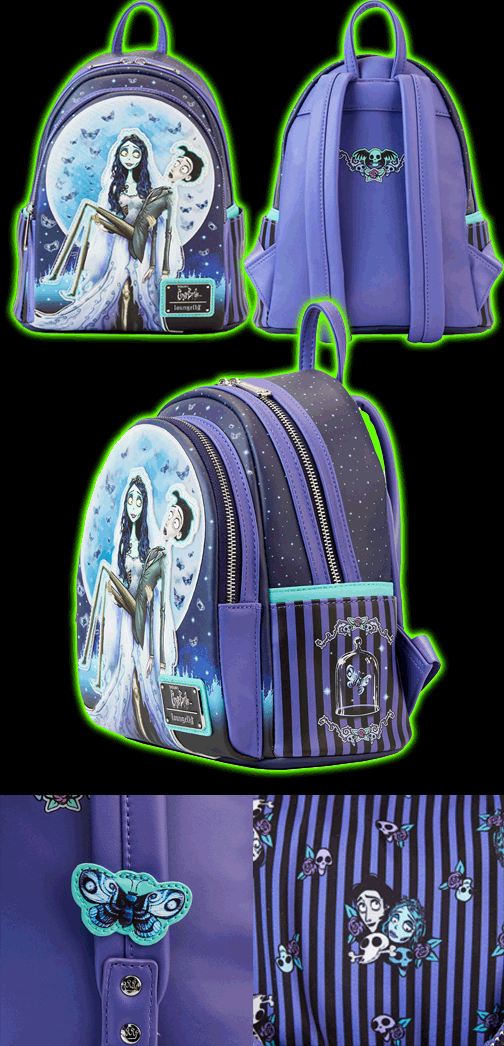 Corpse Bride Moon Lenticular Mini-Backpack
