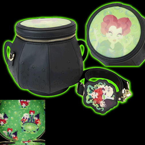 Hocus Pocus Cauldron Crossbody Purse